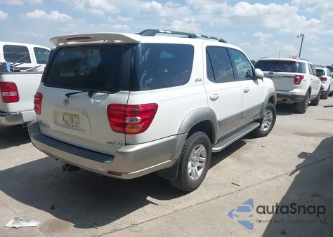 2002 Toyota Sequoia Sr5 V8 из США, поврежденный, VIN 5TDZT34A02S078460